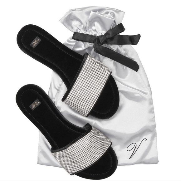 Victoria's Secret Shoes - BRAND NEW Victoria’s Secret Rhinestone Slippers